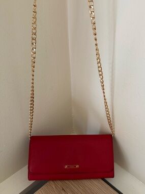 Fendi Red Leather Long Wallet/Wallet-On-Chain